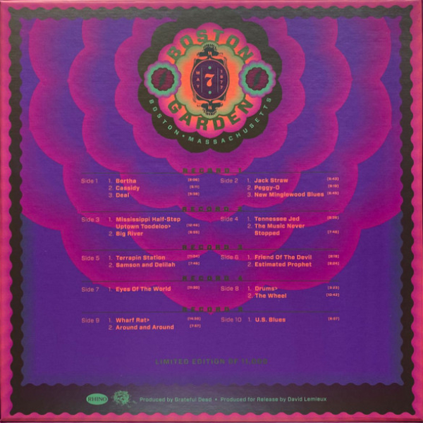 The Grateful Dead's Plangent Processes-Restored Boston 5.7.77 180g The Grateful Dead's Plangent Processes-Restored Boston 5.7.77 180g