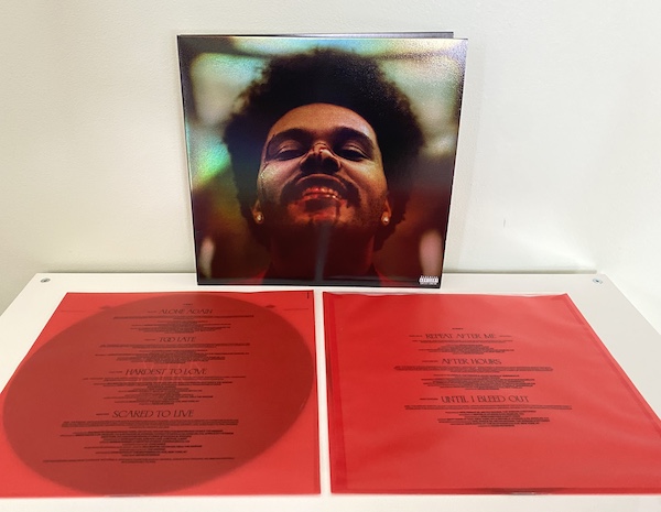 The Weeknd AFTER HOURS (X) (2LP/CLEAR W/ RED SPLATTER VINYL) Vinyl