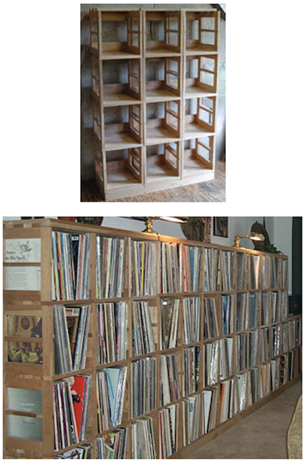 Record Racks From Tony S Wood, Record Album Shelves